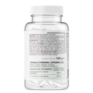 خرید و قیمت کپسول کراتین 1100 استرویت 120 عددی OstroVit Creatine 1100