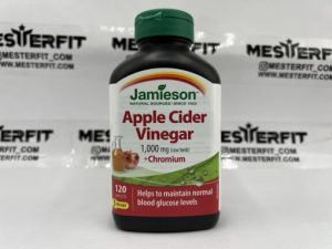 خرید و قیمت کپسول سرکه سیب جمیسون 120 عدد حاوی کرومیوم - مسترفیت