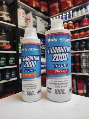 ال کارنیتین 2000 مایع بادی اتک یک لیتری  BODY ATTACK L-CARNITINE LIQUID 2000
