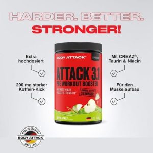 خرید و قمیت پری اتک 3.1 پمپ بادی اتک Body Attack PRE ATTACK 3.1 - مسترفیت