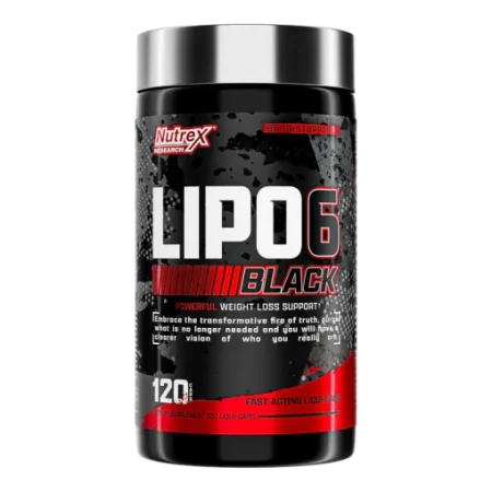 چربی سوز لیپوسیکس 6 بلک ناترکس 120 عدد Nutrex Lipo-6 Black - مسترفیت