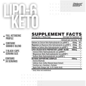 خرید و قیمت چربی سوز لیپو 6 بلک کتو ناترکس Nutrex Lipo6 Black Keto - مسترفیت