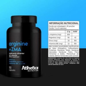 قیمت ال آرژنین و زد ام ای اتلتیکا 90 کپسول  ATLHETICA ARGININE+ZMA
