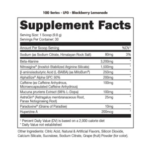 پمپ چربی سوز ال اف جی برن باکد آپ BUCKED UP LFG BURN 100