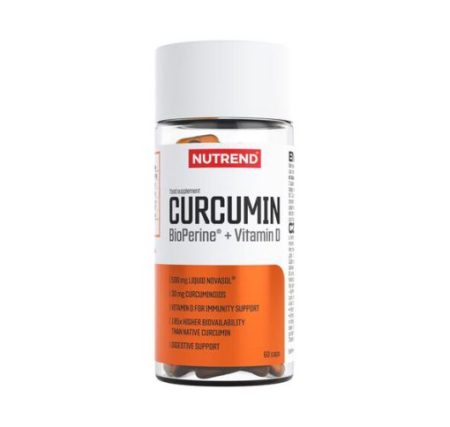 کورکومین بیوپرین ویتامین D ناترند NUTREND Curcumin+Bioperine 