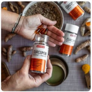 کورکومین بیوپرین ویتامین D ناترند NUTREND Curcumin+Bioperine 