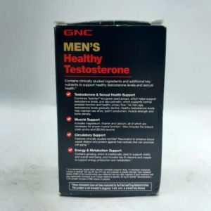 مگا من هلثی تستوسترون جی ان سی GNC MEGA MEN Healthy Testosterone - مسترفیت