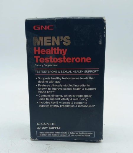 مگا من هلثی تستوسترون جی ان سی GNC MEGA MEN Healthy Testosterone - مسترفیت