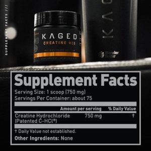 خرید و قیمت پودر کراتین اچ سی ال کیجد Kaged Creatine HCl