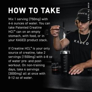 خرید و قیمت پودر کراتین اچ سی ال کیجد Kaged Creatine HCl