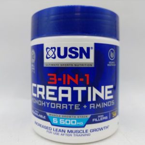 کراتین مونوهیدرات و آمینو یو اس ان USN 3-in-1 Creatine Monohydrate