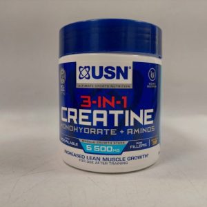 کراتین مونوهیدرات و آمینو یو اس ان USN 3-in-1 Creatine Monohydrate